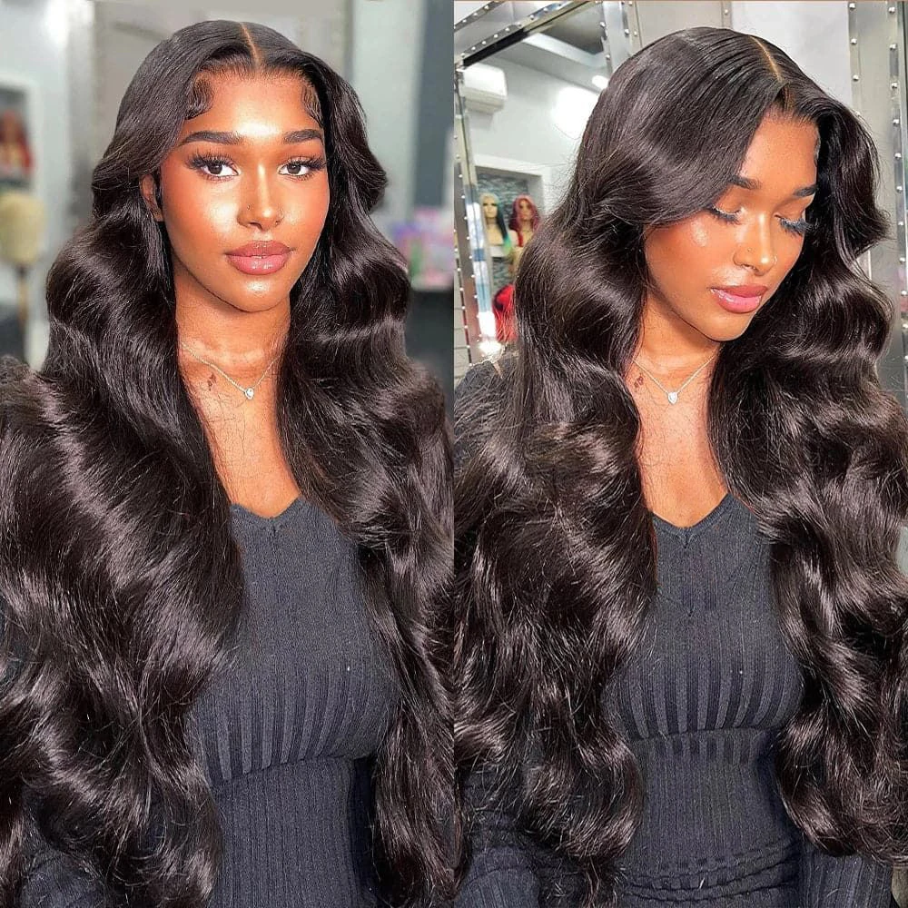 Addictive Body Wave 13×4 Lace Front Human Hair Wig Water Wave HD Transparent Lace Frontal Wig 4×6 Lace Glueless Closure Wig